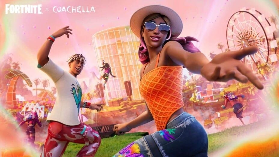 Fortnite x Coachella : des défis pour gagner des skins d'aérosols et des émoticônes gratuits !