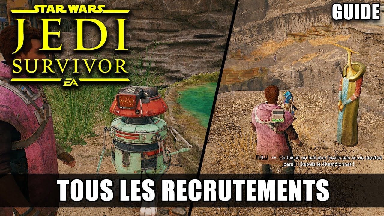 Star Wars Jedi Survivor : Avoir une CANTINA Pleine (Recrutements) GUIDE Capacité maximale 🏆