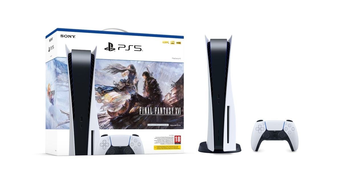 Un pack PlayStation 5 + Final Fantasy XVI fait son apparition en précommande