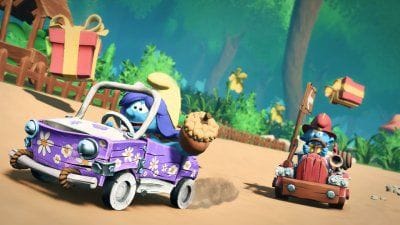 Schtroumpfs Kart annoncé sur de nouveaux supports, un jeu The Smurfs 2 - The Prisoner of the Green Stone en fuite