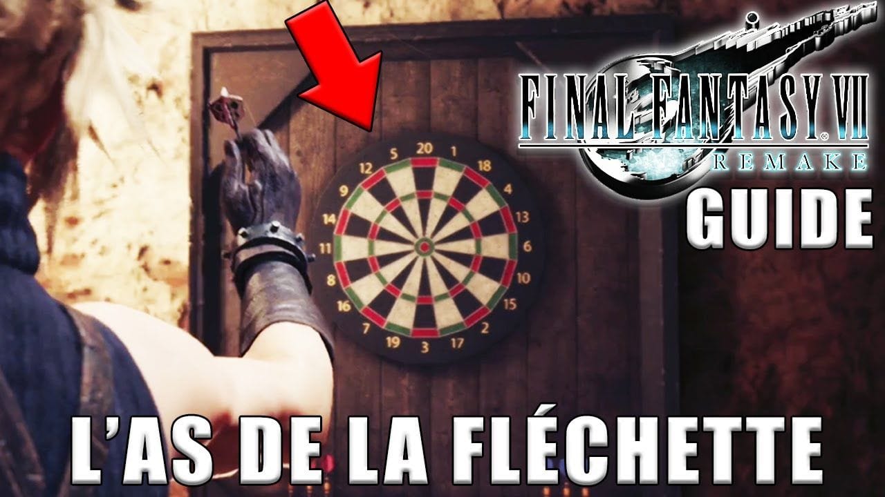 FINAL FANTASY VII REMAKE - COMMENT FINIR PREMIER AU CLASSEMENT DE FLÉCHETTE (L'as De La Fléchette)