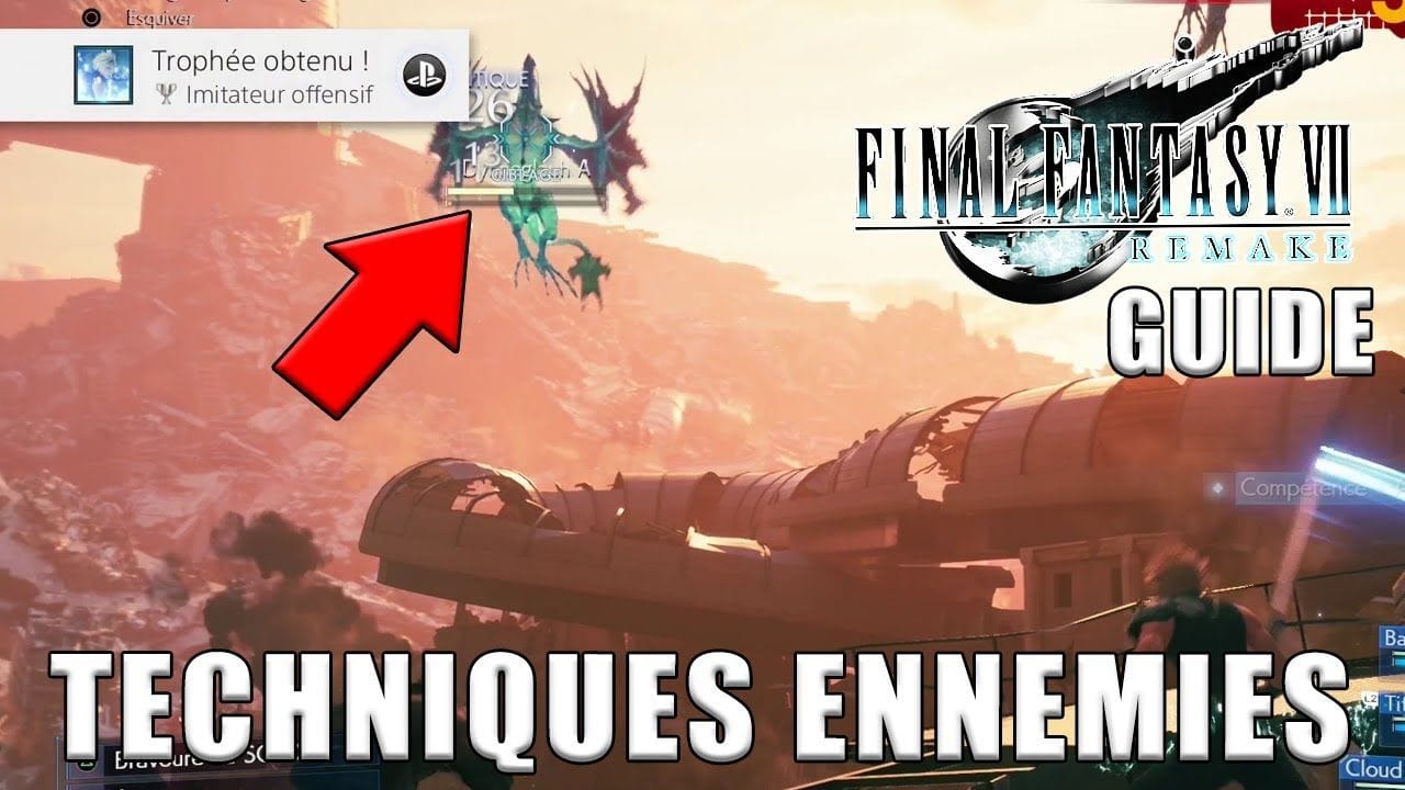 FINAL FANTASY VII REMAKE - COMMENT ASSIMILER TOUTES LES TECHNIQUES ENNEMIES (Imitateur offensif)