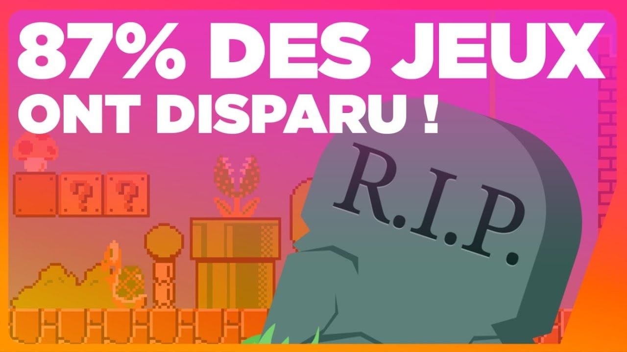Une étude effrayante dévoile la disparition d'une multitude de jeux vidéo ! 🔥 NEWS du 11/07/2023