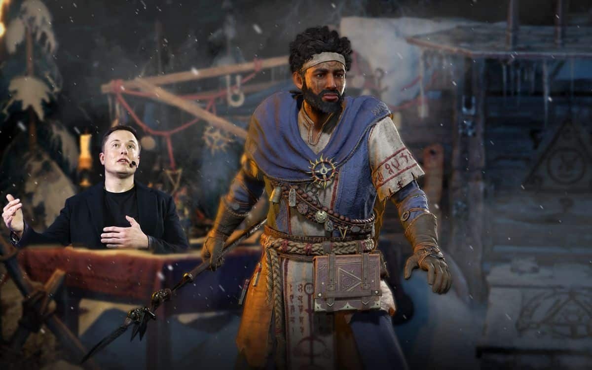 Diablo 4 : Elon Musk dévoile le nom surprenant de son personnage