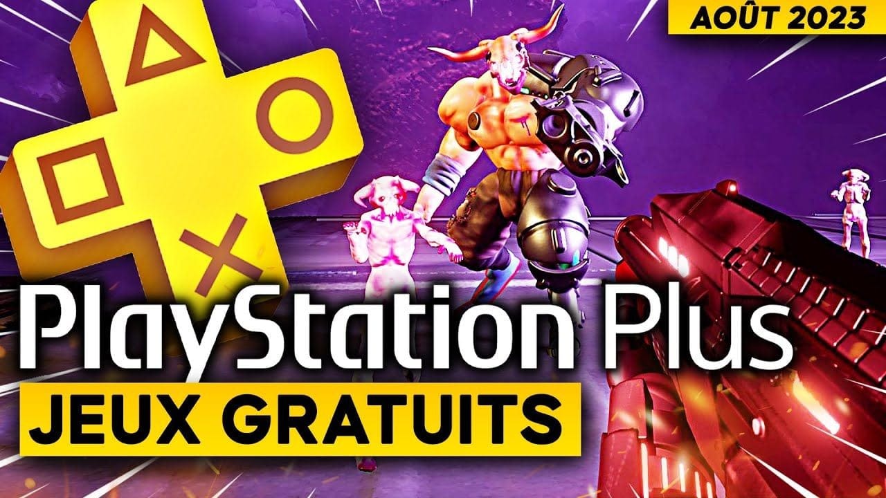 Les JEUX GRATUITS du PLAYSTATION PLUS en Août 2023 💙  PS5 et PS4