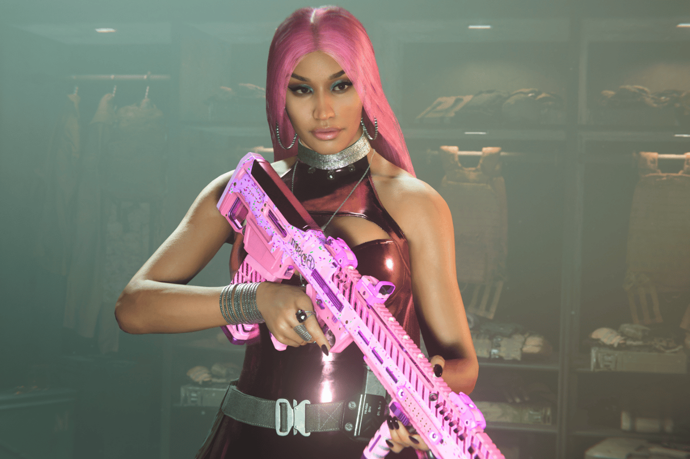 Nicki Minaj armée jusqu'aux dents dans Call of Duty !