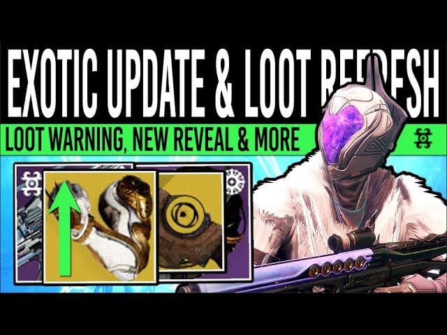 Destiny 2: EXOTIC REVEALS & LOOT WARNING! Season Updates, New Rewards, Activities & More! (8 August)