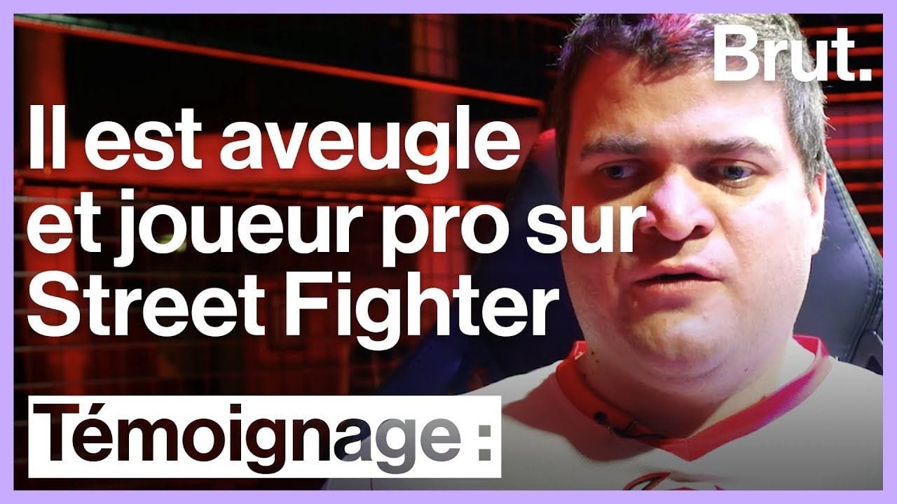 Aveugle et joueur professionnel sur Street Fighter