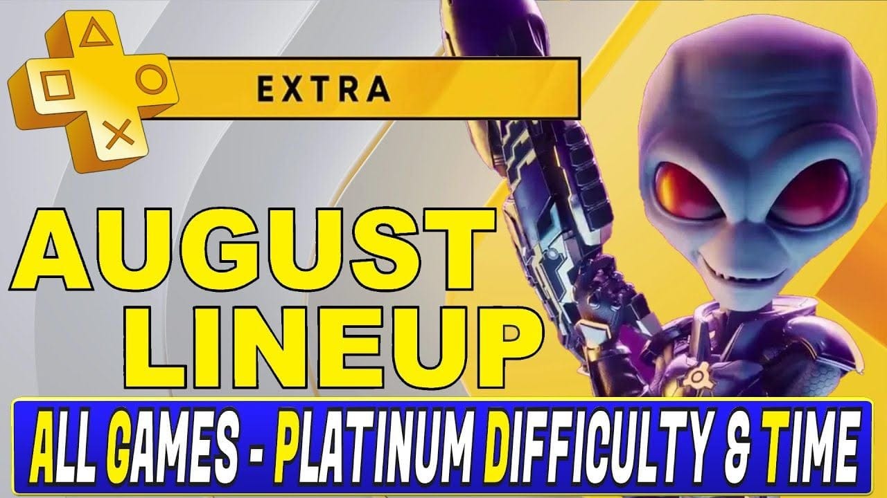 Playstation Plus Extra Games August 2023 | 17 Games - 3 Easy Platinums ✅- PS4, PS5