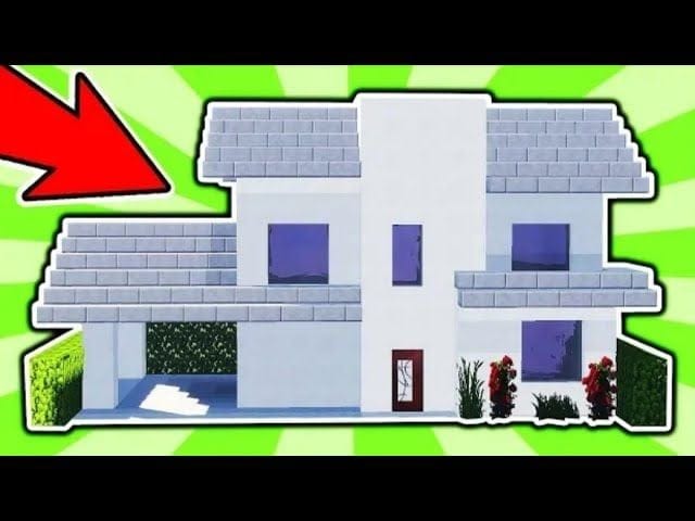 Tuto grande maison moderne facile à faire |Minecraft