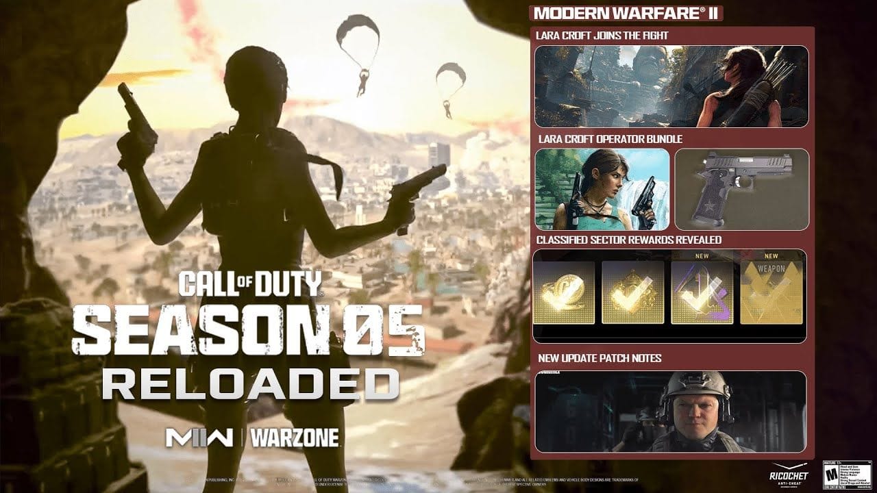 NEW MW2 Lara Croft BUNDLE FIRST LOOK, Season 5 Reloaded Update, & MORE! (Modern Warfare 2 Update)