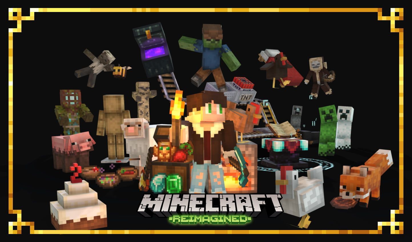 Reimagined : Diversité et Animation – Pack de Textures Minecraft – 1.13.2 → 1.20.1 - Minecraft.fr