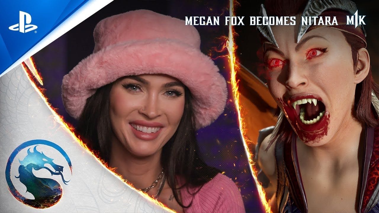 Mortal Kombat 1 - Megan Fox Becomes Nitara Trailer | PS5 Games