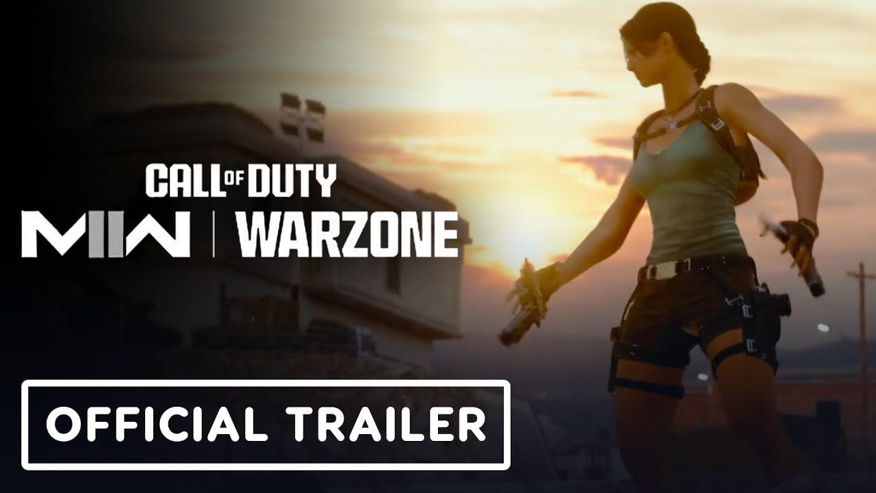 Call of Duty: Modern Warfare II and Warzone - Official Lara Croft Operator Bundle Trailer