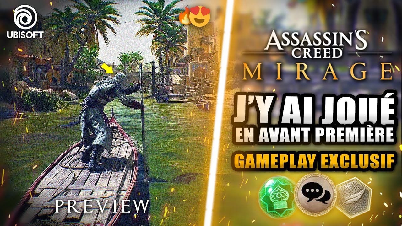 J'ai Joué à ASSASSIN'S CREED MIRAGE en AVANT PREMIÈRE 🔥 (Preview et Premier Avis) GAMEPLAY EXCLUSIF