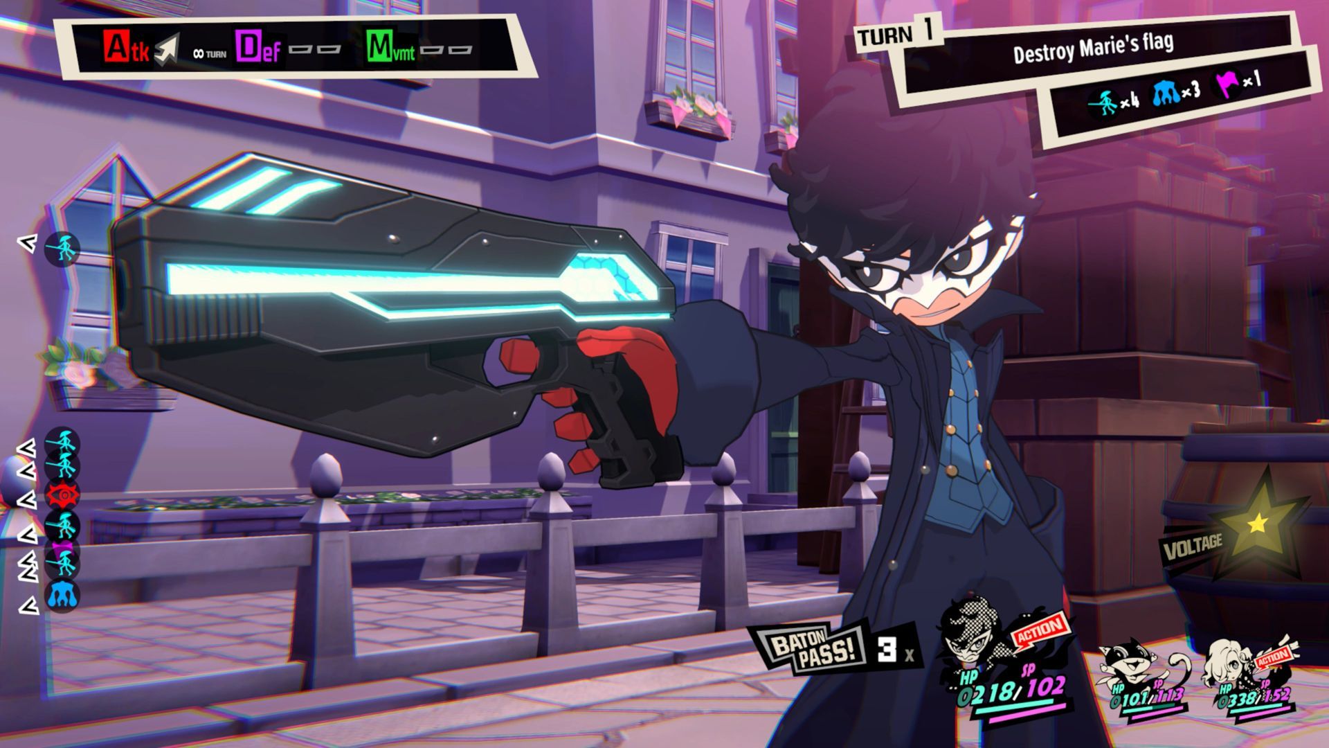 Persona 5 Tactica nous en dit plus sur ses subtilités de gameplay