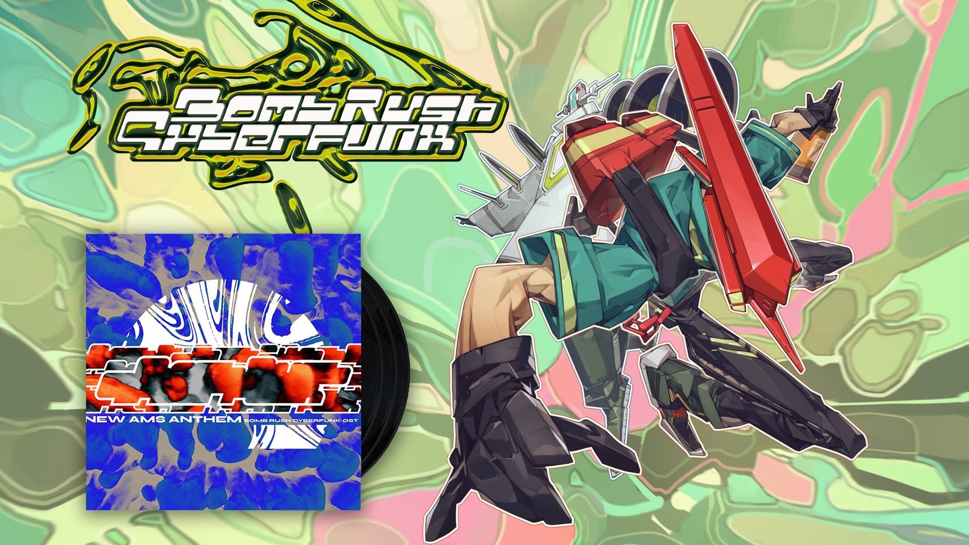 Bomb Rush Cyberfunk - La rythmique envoutante du jeu débarquera en vinyle 3LP au printemps 2024 ! - GEEKNPLAY Home, News, Vinyles/OST