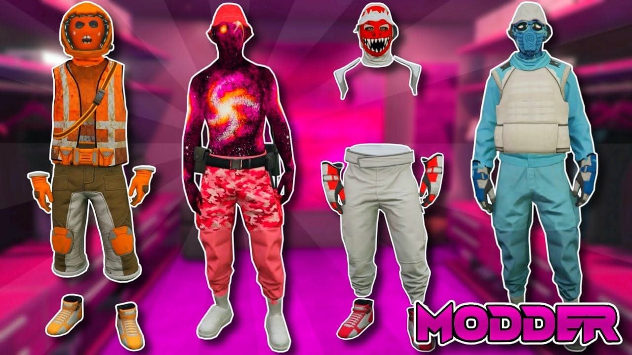 ✔AVOIR PLUSIEURS TENUES MODDER EN MÊME TEMPS | Gta 5 Online !