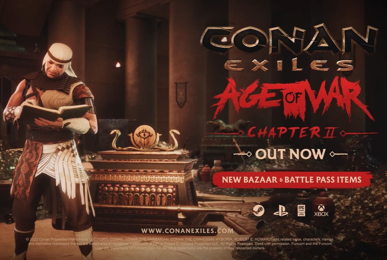 Conan Exiles Age of War : Le Chapitre 2 fête sa dispo en vidéo !