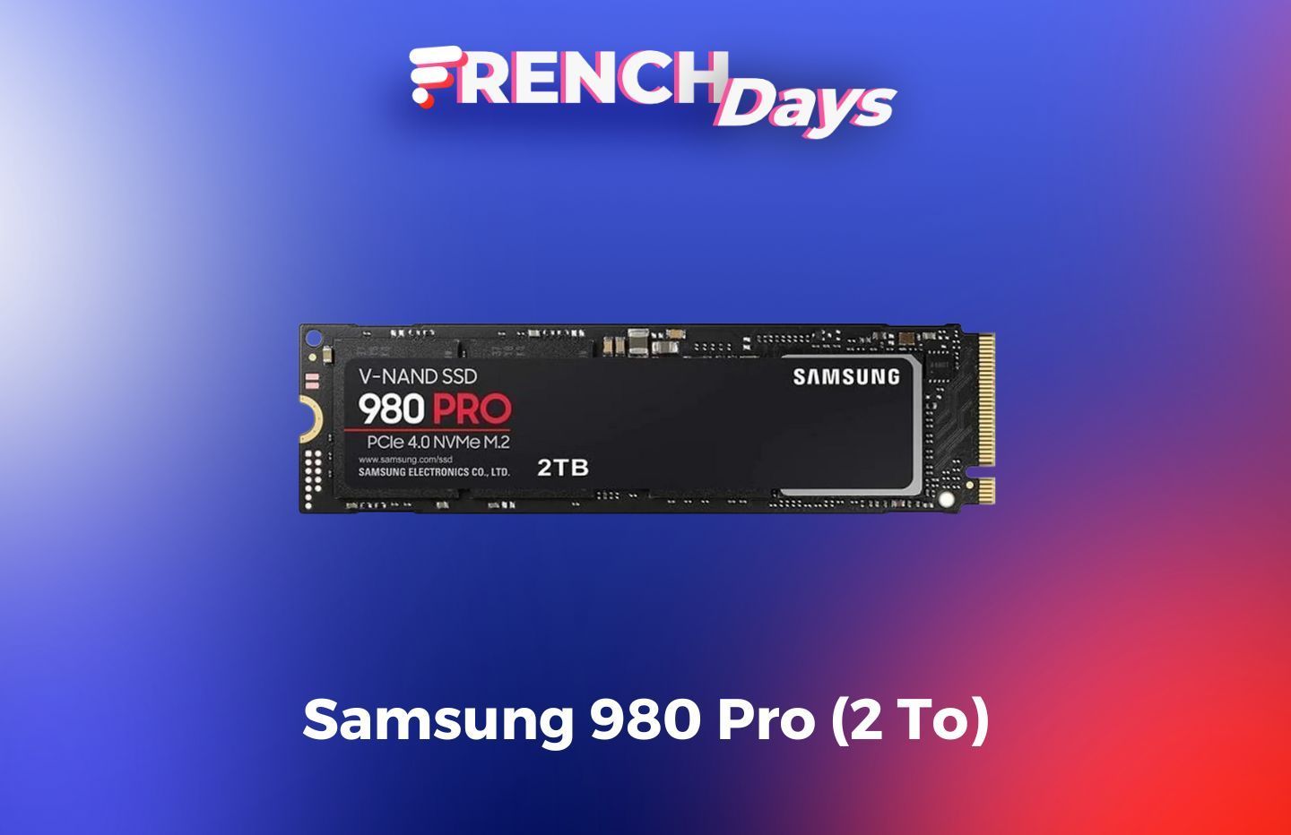 Le SSD Samsung 980 Pro 2 To est le bon deal des French Days pour votre PS5