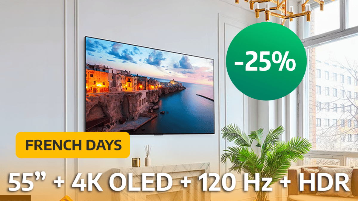 Promo TV 4K OLED : -580€ sur la LG G3 de 55 pouces pendant les French Days !