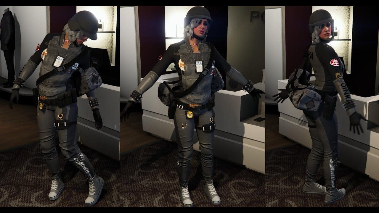 Clean Grey modded outfit for female character Beff tutorial