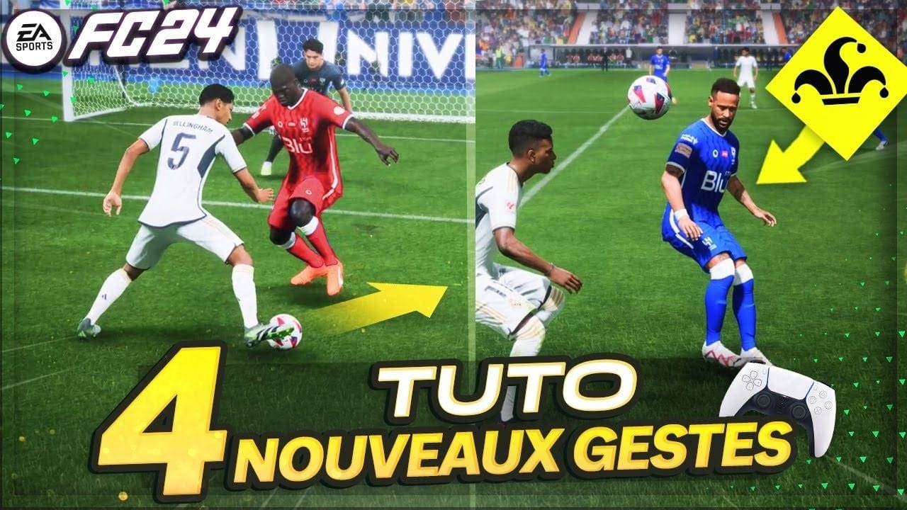 🎮 COMMENT Faire les Nouveaux Gestes Techniques ! - TUTO FC 24