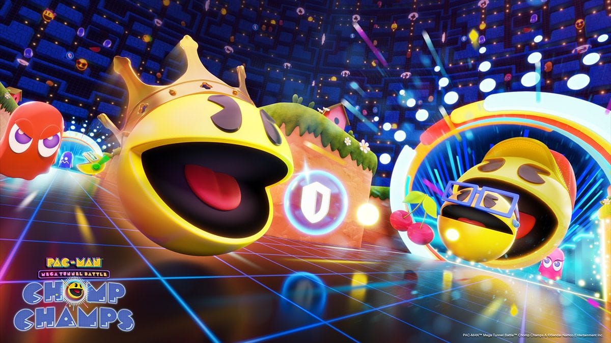 PAC-MAN se met au Battle Royale avec Mega Tunnel Battle : Chomp Champs - Gamosaurus