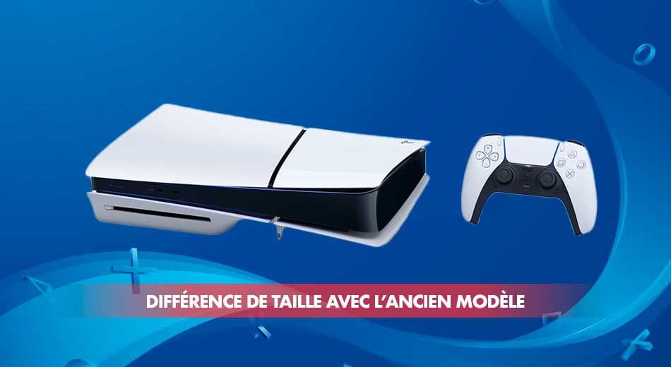 Les deux modèles de PS5 mis côte à côte pour mieux se rendre compte de la différence de taille | Generation Game