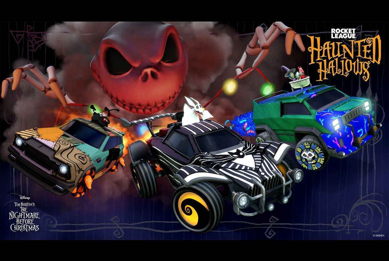 Rocket League fête Halloween avec Jack Skellington !