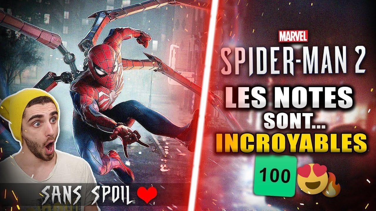 MARVEL'S SPIDER-MAN 2 ! Les notes INCROYABLES ! Bilan : Points fort, Points faible, Durée de vie ...