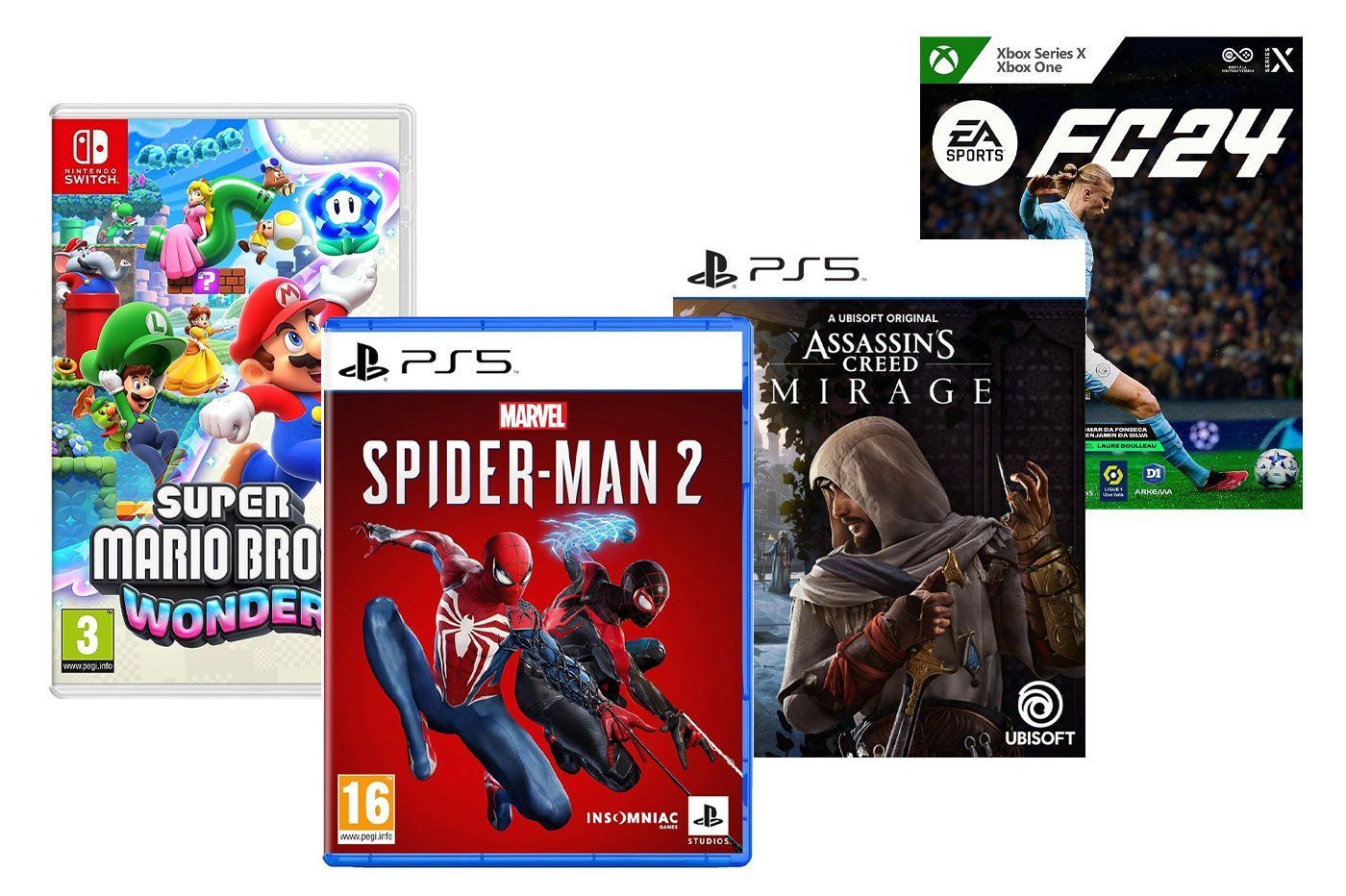 EA Sports FC 24, Mario Wonder, Spider-Man 2, Starfield : des jeux à prix réduits sur Rakuten aujourd’hui seulement