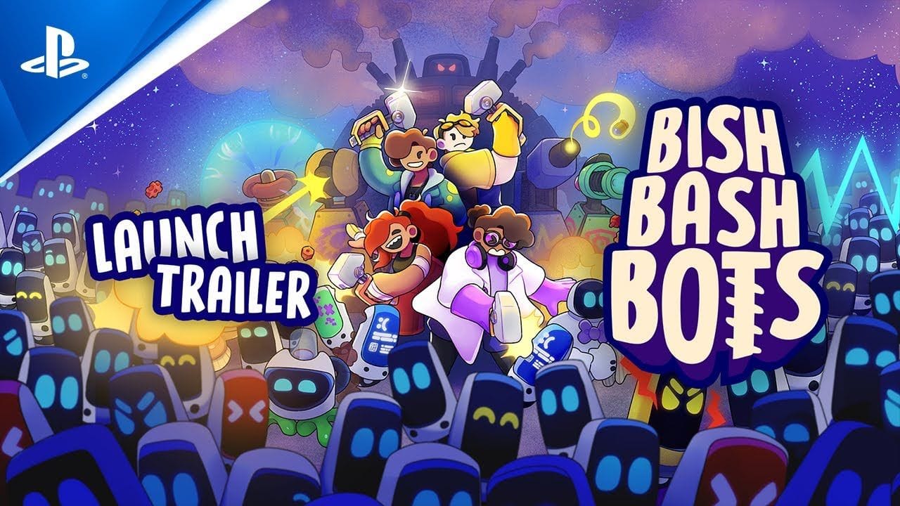 Bish Bash Bots - Launch Trailer | PS5 & PS4 Games