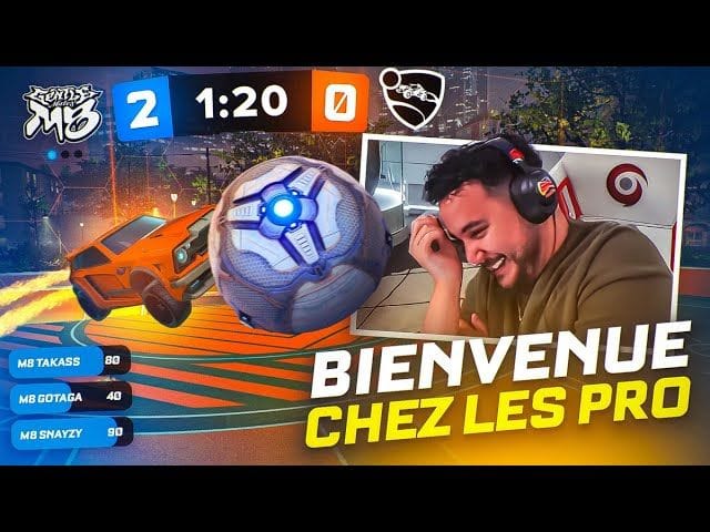 ON IMITE UNE GAME DE JOUEUR PRO 😂 (Rocket League ft. TakaS & Snayzy)