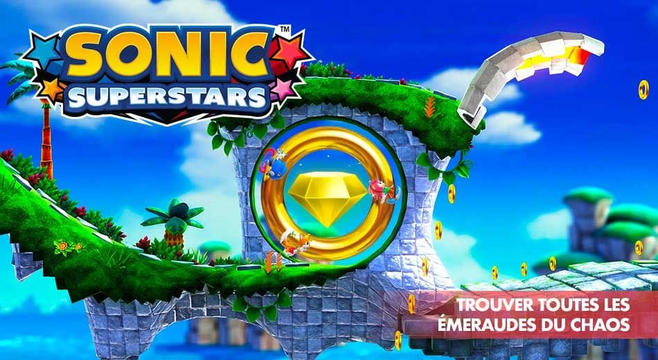 Sonic Superstars trouver tous les « chaos emeralds » et débloquer la transformation en Super Sonic | Generation Game