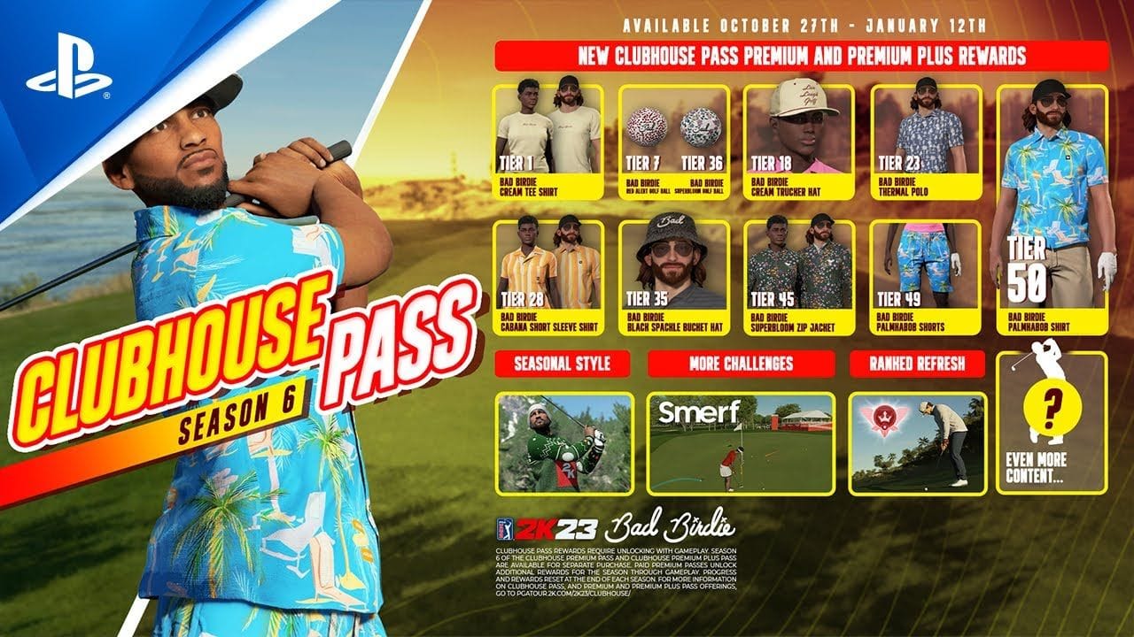 PGA Tour 2K23 - Clubhouse Pass Season 6 Launch Trailer | PS5 & PS4 Games