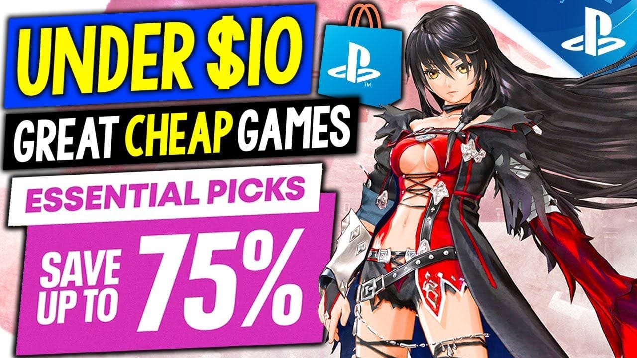 10 AWESOME PSN Game Deals UNDER $10! PSN ESSENTIAL PICKS SALE 2023 Great CHEAP PS4/PS5 Games to Buy!