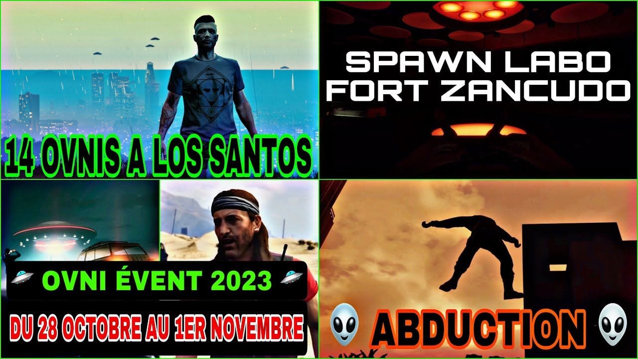 [OVNI EVENT] ABDUCTION AU LABO & 14 OVNI A LOS SANTOS DU 28 OCTOBRE AU 1ER NOVEMBRE SUR GTA ONLINE !