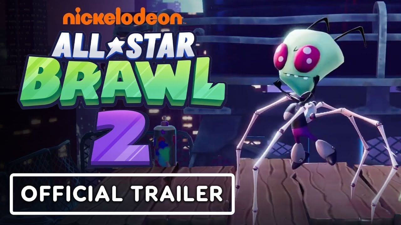 Nickelodeon All-Star Brawl 2 - Official Invader Zim Gameplay Trailer