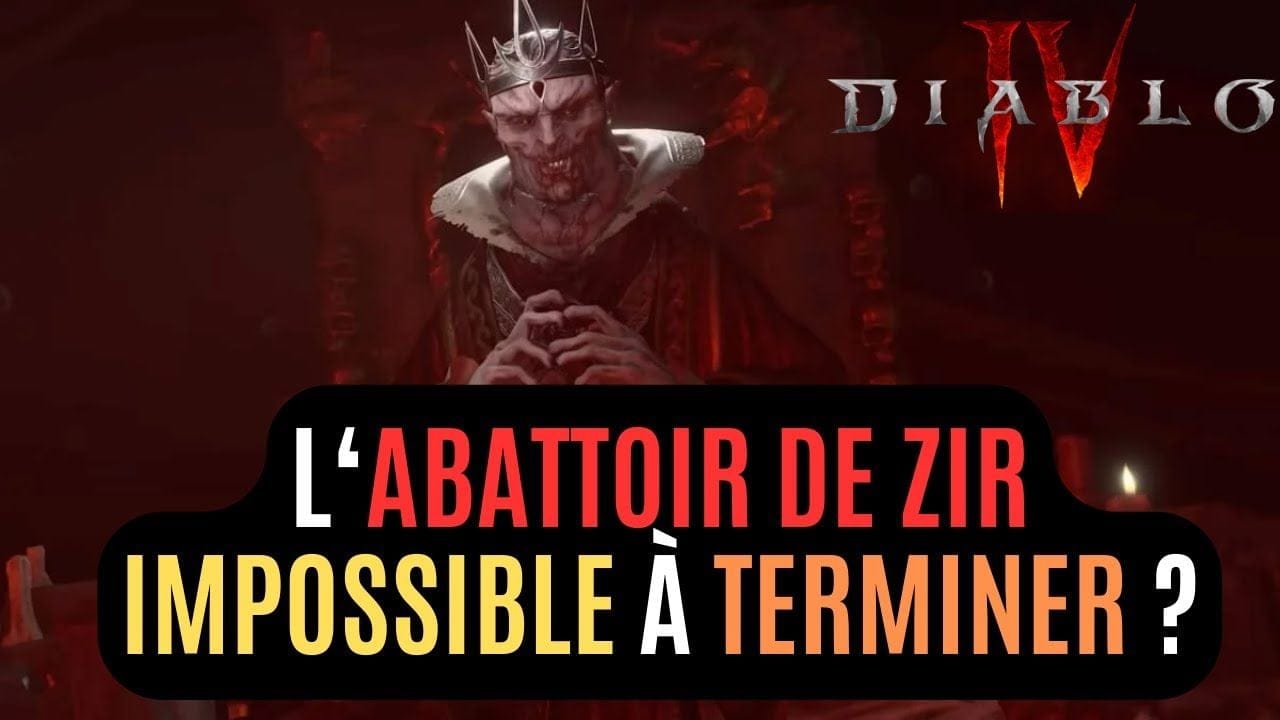 L'abattoir De Zir Alias Le Nouveau Contenu Très Difficile Du Patch 1.2.3 De Diablo 4 !