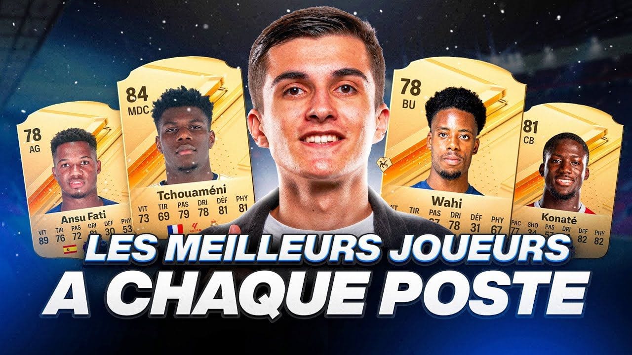LES MEILLEURS JOUEURS A CHAQUE POSTE SUR EA FC 24 (PETIT, MOYEN ET GROS BUDGETS) [