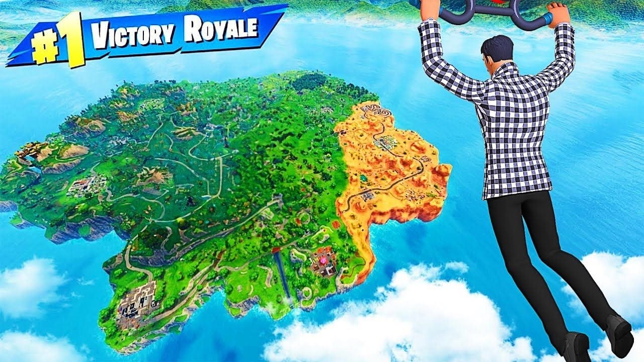 FORTNITE CHAPITRE 1 est LÀ ! (Découverte Map, TOP 1..)