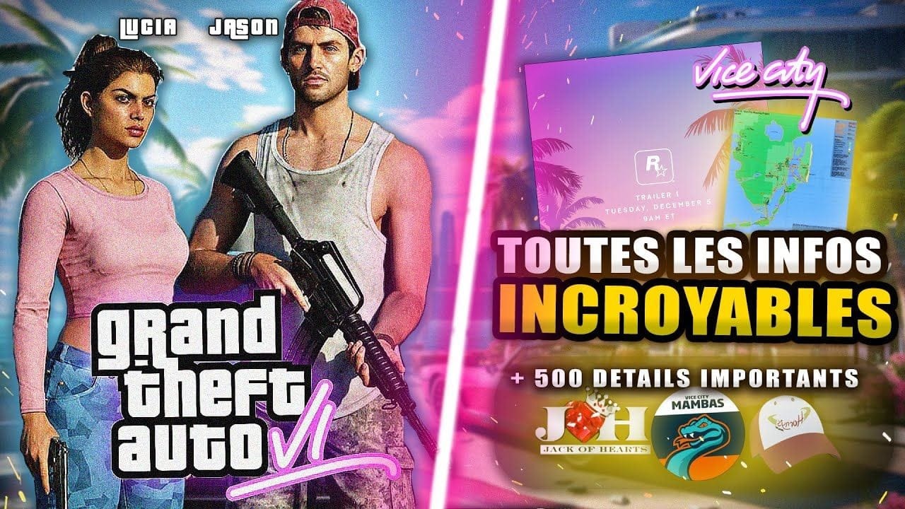 GTA 6 : Tout ce que l'on SAIT Jusqu'à Présent AVANT le Trailer 🔥😍 Craintes, Personnages, Carte ...