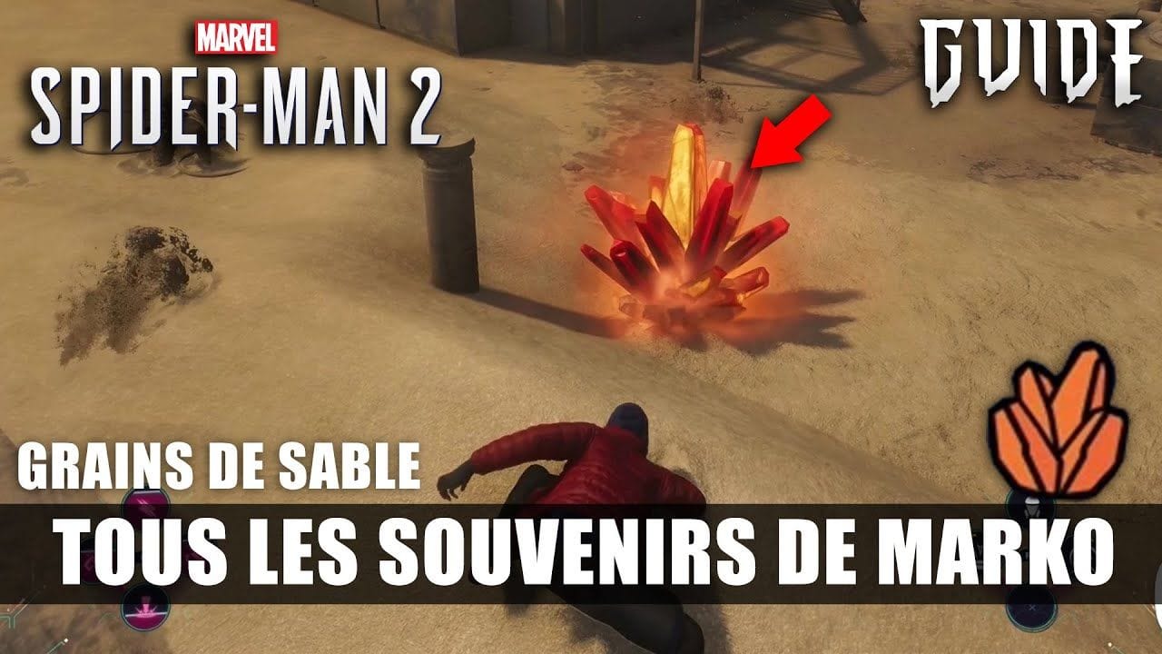 Marvel's Spider-Man 2 : Tous les SOUVENIRS de MARKO (Guide 100%) Grains de Sable