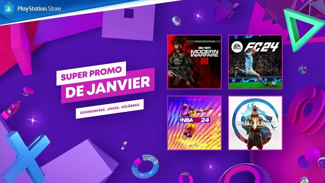 PlayStation Store | Super promo de janvier | PS5, PS4