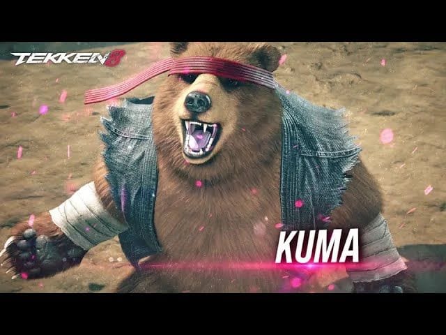 Tekken 8 : L'ours Kuma vient rugir dans un nouveau trailer