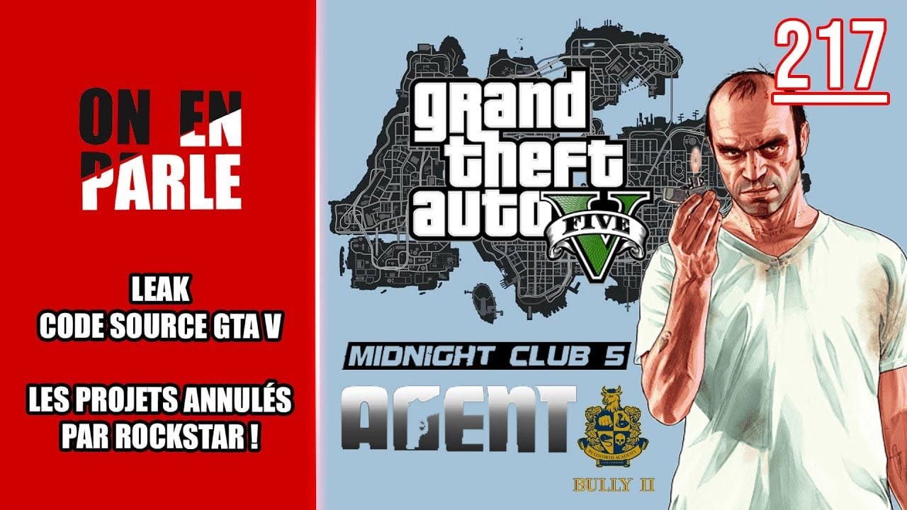 LEAK CODE SOURCE GTA V : 8 DLC SOLO ANNULÉS AVEC MIDNIGHT CLUB 5, BULLY 2, AGENT ET PLUS ENCORE !