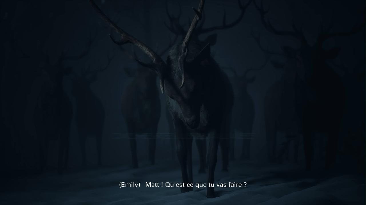 Until Dawn (PS5) - Chapitre 6 Sauver Matt des cerfs