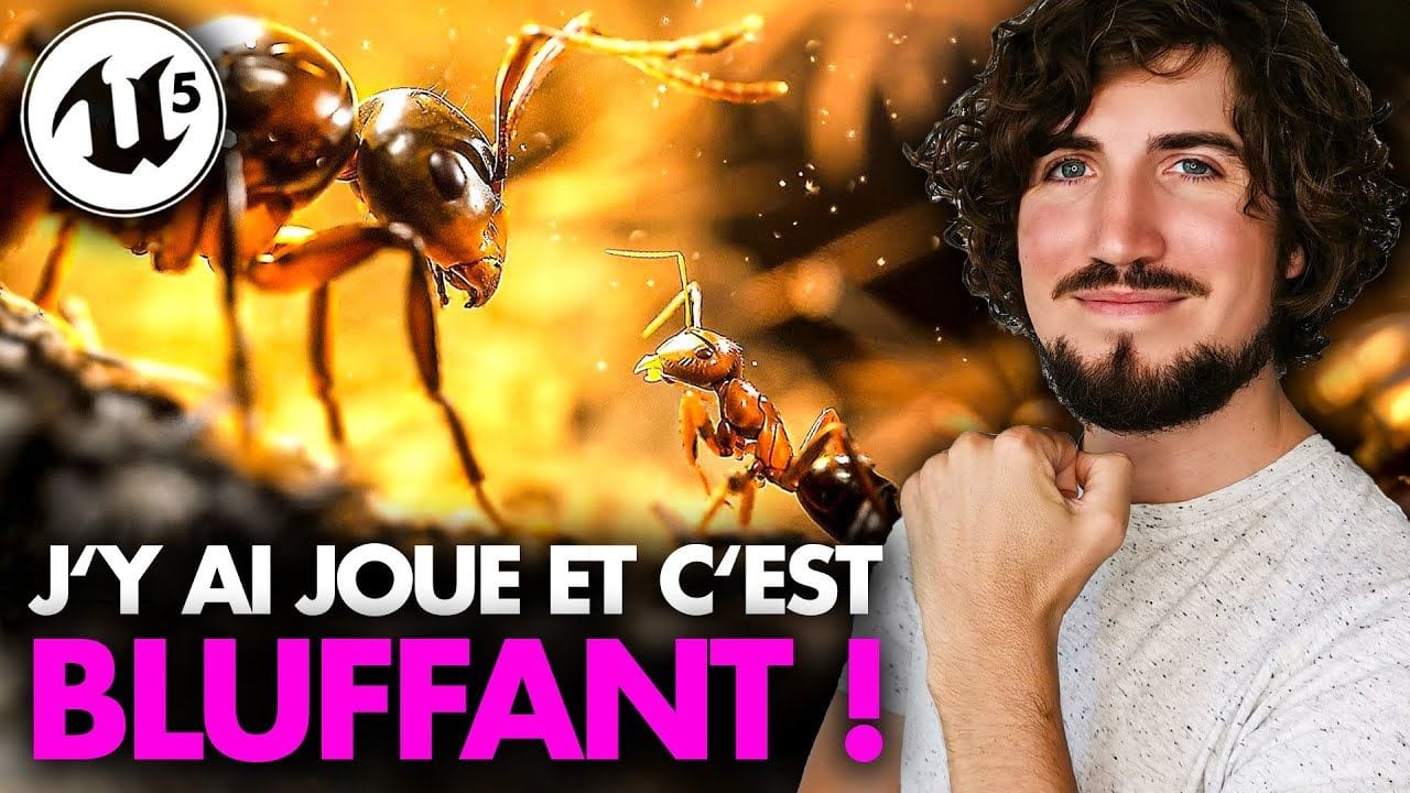 Unreal Engine 5 : J'ai joué au jeu LES FOURMIS et c'était bluffant 😳