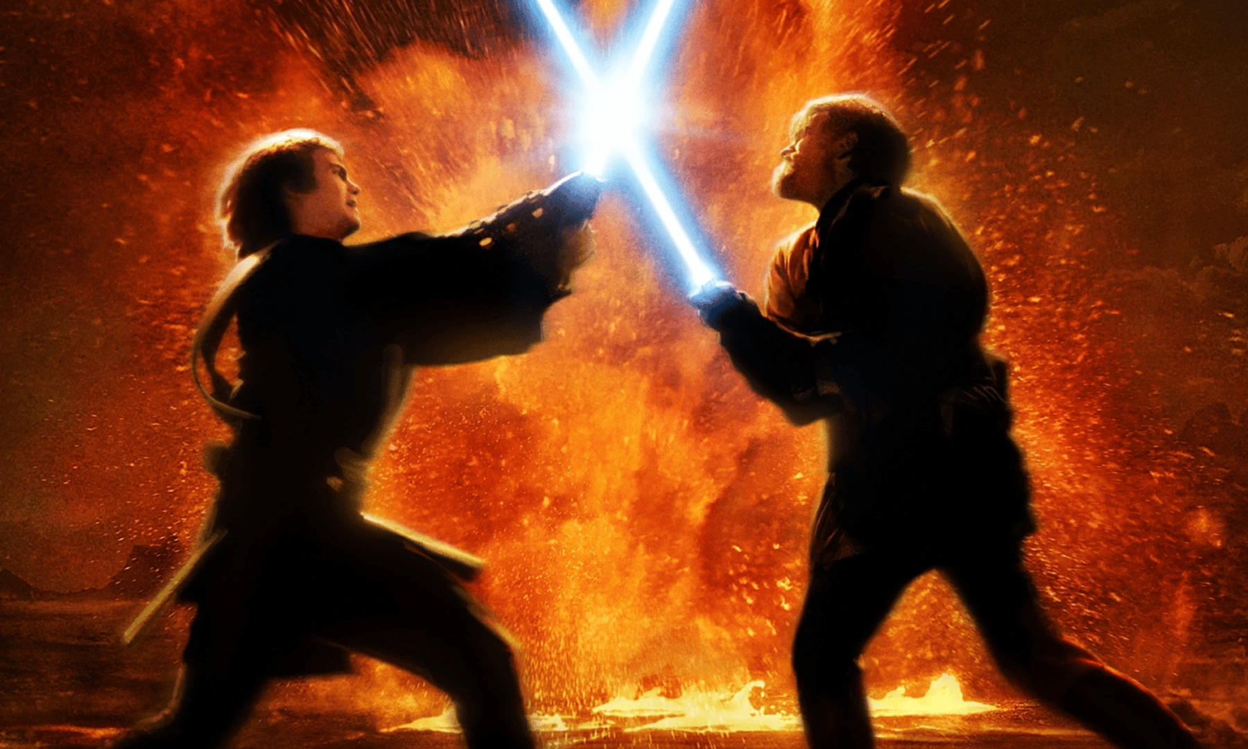 Le duel sur Mustafar a été refait dans le style d'animation de The Clone Wars.